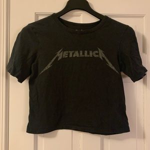 Metallica Cropped Tee